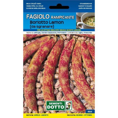 Semi - Fagiolo Barlotto Lamon Rampicante