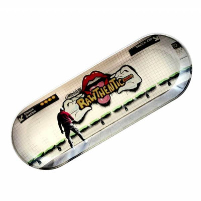 RAW SKATE VASSOIO PER ROLLARE DECK GRAFFITI - 42CM